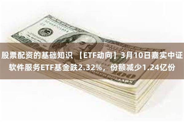 股票配资的基础知识 【ETF动向】3月10日嘉实中证软件服务