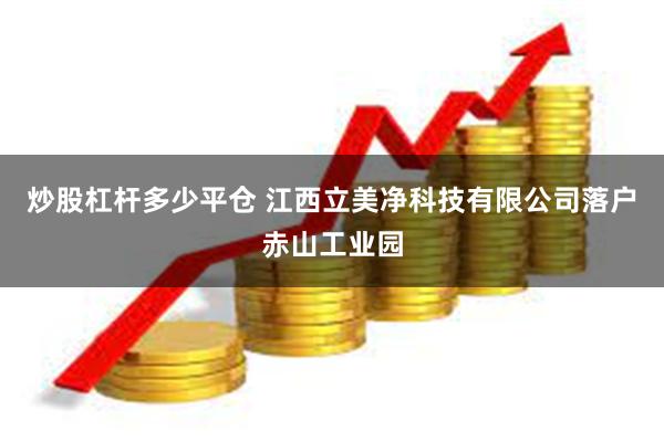炒股杠杆多少平仓 江西立美净科技有限公司落户赤山工业园
